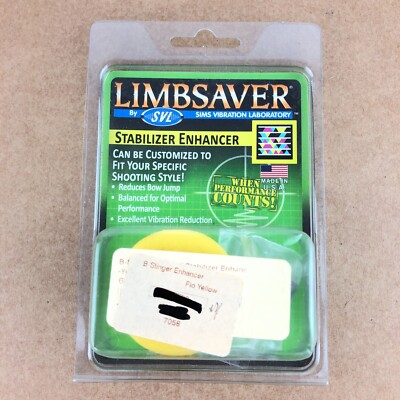 Limbsaver Standard Stabilizer Enhancer Yellow 4145 Vibration Reduction Dampener