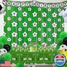 Soccer Party Decorations, 2Pack Soccer Foil Fringe Backdrop Curtains with Soccer Birthday Banner for Soccer Birthday Party Decorations Party Supplies, 3.3 x 6.6ft (Soccer)