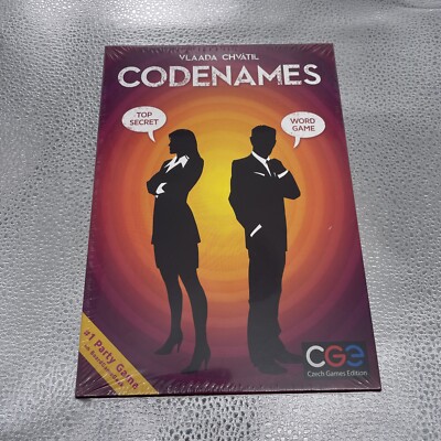Czech Games Codenames - Vlaada Chvatil Top Secret Word Game Party Game Sealed