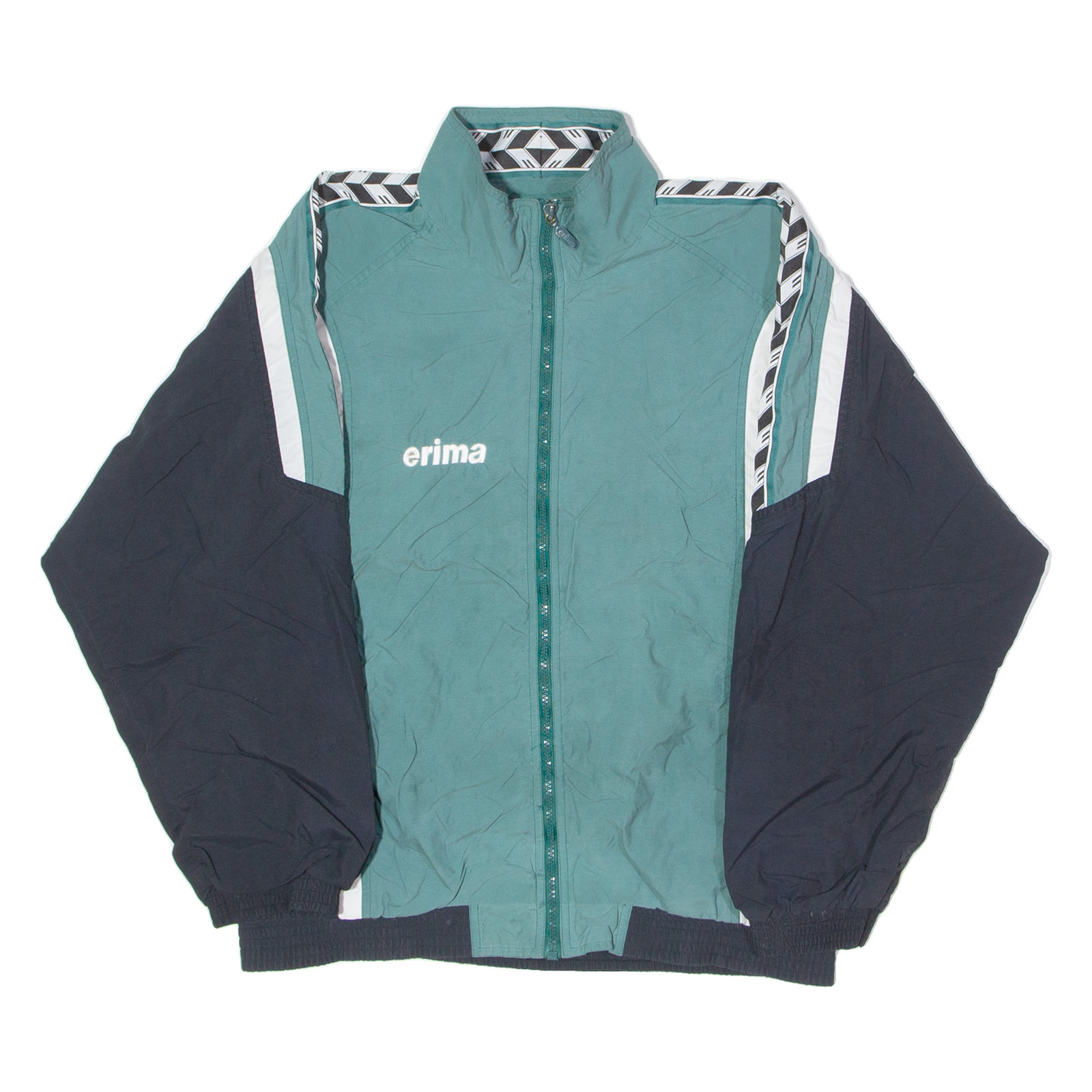 Vintage ERIMA FC Bremgarten Damen Mens Track Jacket Green