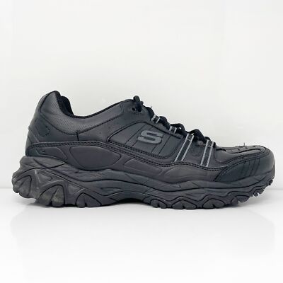 

Skechers Mens After Burn Strike 50122 Черные кроссовки Кроссовки Размер 12, Черный, After Burn Strike