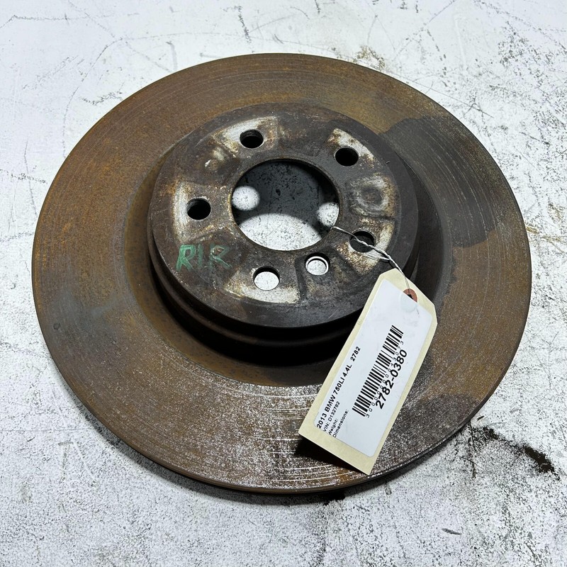 Used 2013-2015 BMW 750LI  Left Or Right  Rear Brake Rotors Disc OEM
