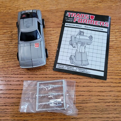 Transformers G1 1984 Omnibot Camshaft with new weapons & Canadian Instructions