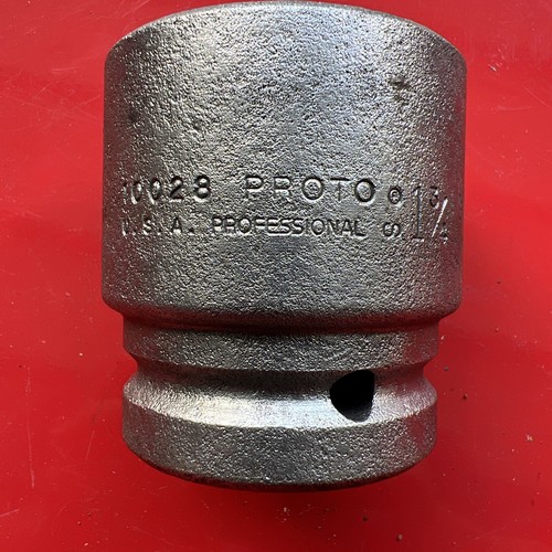 PROTO PROFESSIONAL IMPACT SOCKET 1 INCH DRIVE 6 POINT 1 3/4
