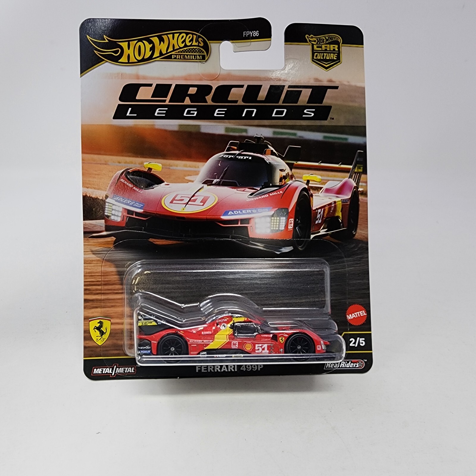 ホットウィール　 Ferrari 439P Circuit Legends Hot Wheels Car Culture 2025 - Ferrari 499P - Circuit Legends