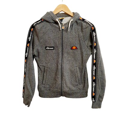 ellesse full zip men s sweatshirt with hood and pockets size large 375085950739