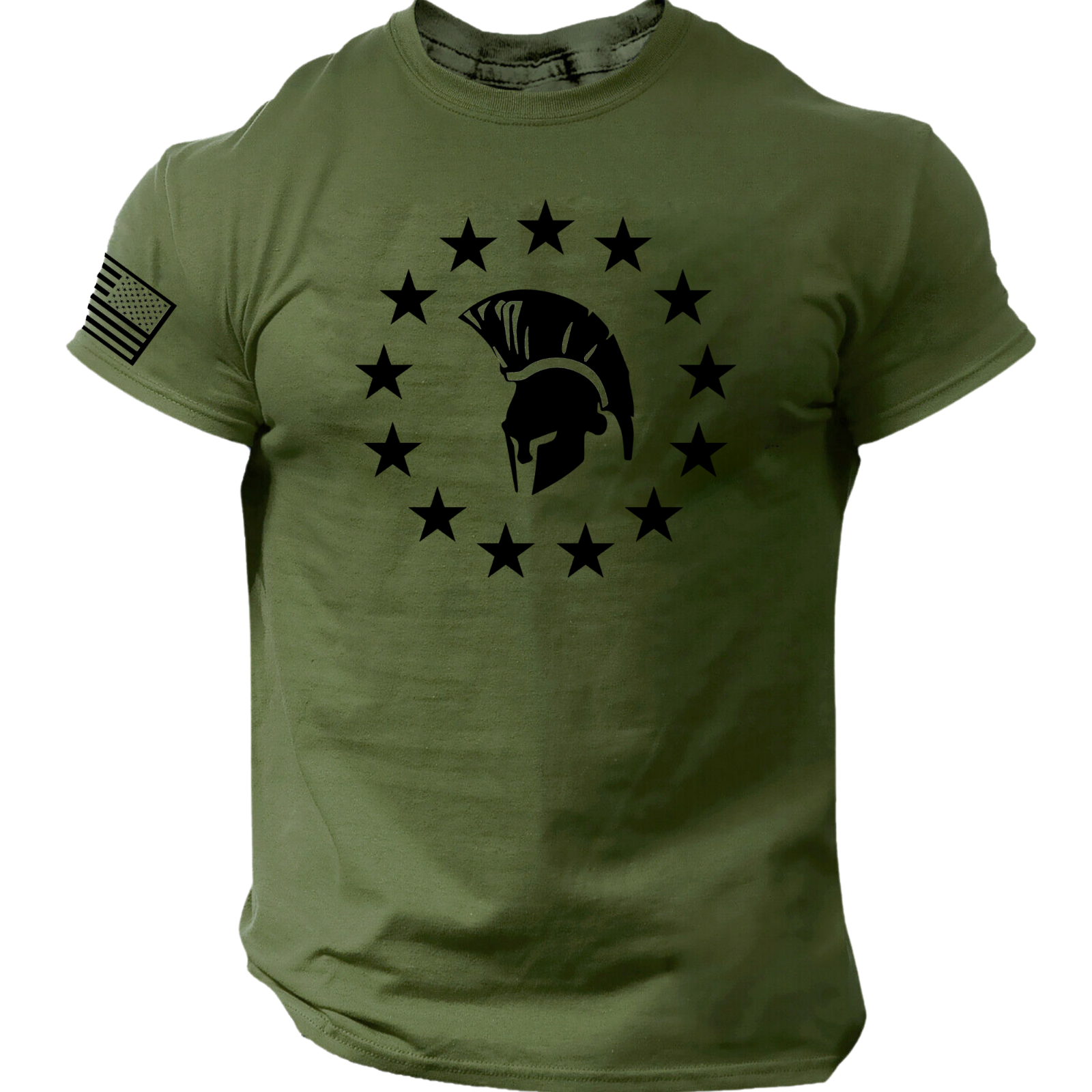 American Spartan T-Shirt, USA, Freedom, Molon Labe, Second Amendment, Military