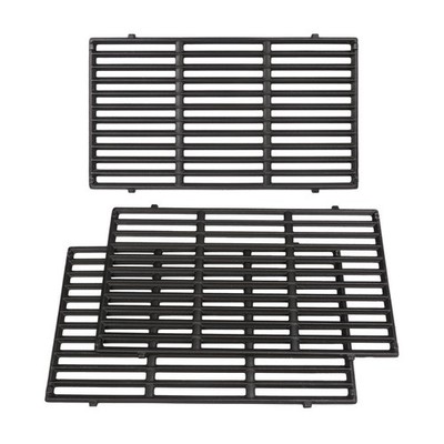 GFTIME 47,5 x 85cm Gusseisen Grillroste für Weber Genesis II 400 Serie, Genes...