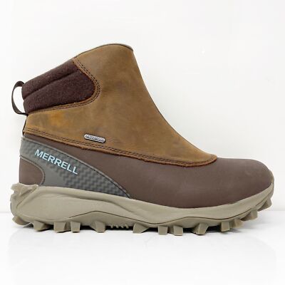 

Merrell Womens Thermo Kiruna Mid J035092 Коричневые непромокаемые походные ботинки, размер 10, Коричневый, Thermo Kiruna Mid