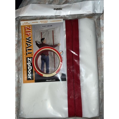 Dust Barrier Door ZipWall / Zip Door - 5 x 8.5 ft  Commercial Kit NEW