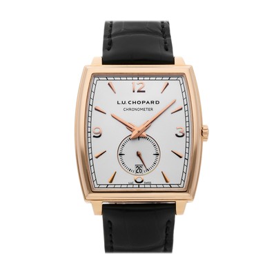 Chopard L.U.C XP Tonneau Rose Gold Automatic 40mm Strap Watch 162294-5001