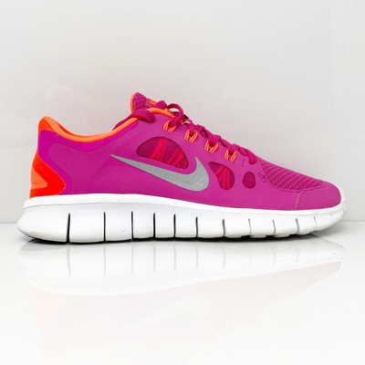 Nike Girls Free 5.0 580565-600 Розовые кроссовки для бега, размер 5,5 лет