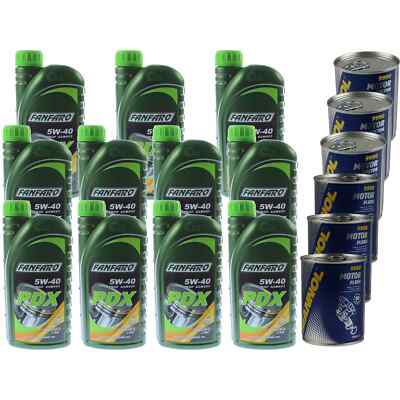 11L Olio Motore fanfaro Pdx 5W-40 3xMotor Doctor + Motor Flush