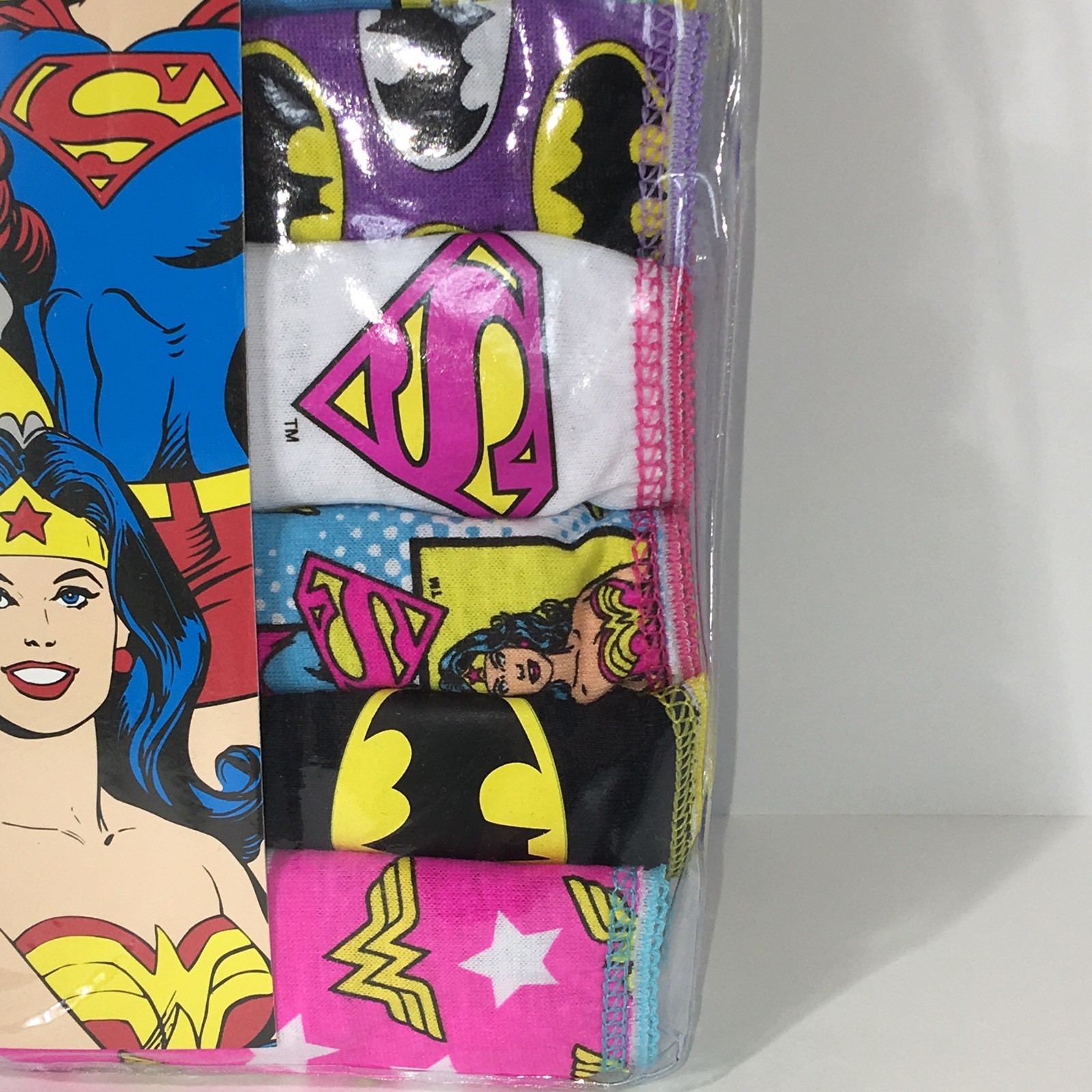 DC Comics Girls Superheroes Girls Toddler Panties Underwear Sz 2T 3T 7 Pack New