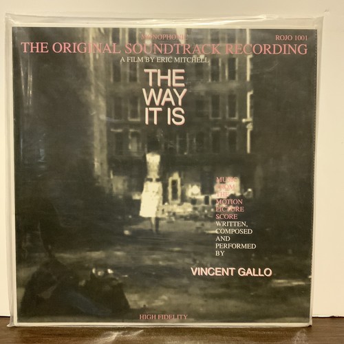 The Way It Is, Vincent Gallo, OST Soundtrack, SIGNED Limited Ed Vinyl LP SEALED!