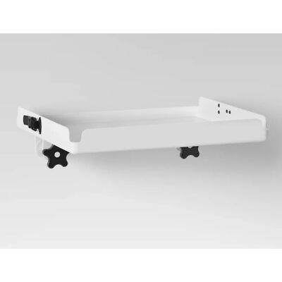Room Essentials White Fold Down Dorm Bedside Attachable Loft Tray Nightstand 
