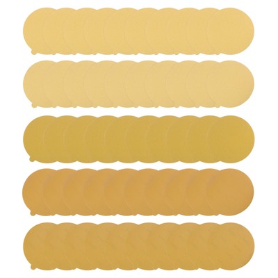 50x PSA Sanding Discs 6''x 80 150 220 320 400 Grit Self Adhesive Sandpaper w/ Tab