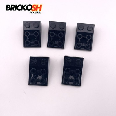 LEGO x5 3747b Slope, Inverted 33 3x2 and Connections between Studs Black