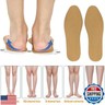 Supination Insoles,O/XO Leg Orthopedic Corrective Brown Insoles,for Foot Alignment,Metatarsalgia,Bow Legs,Posture Improve,for Men and Women(Color: Supination,Size: 43/44)