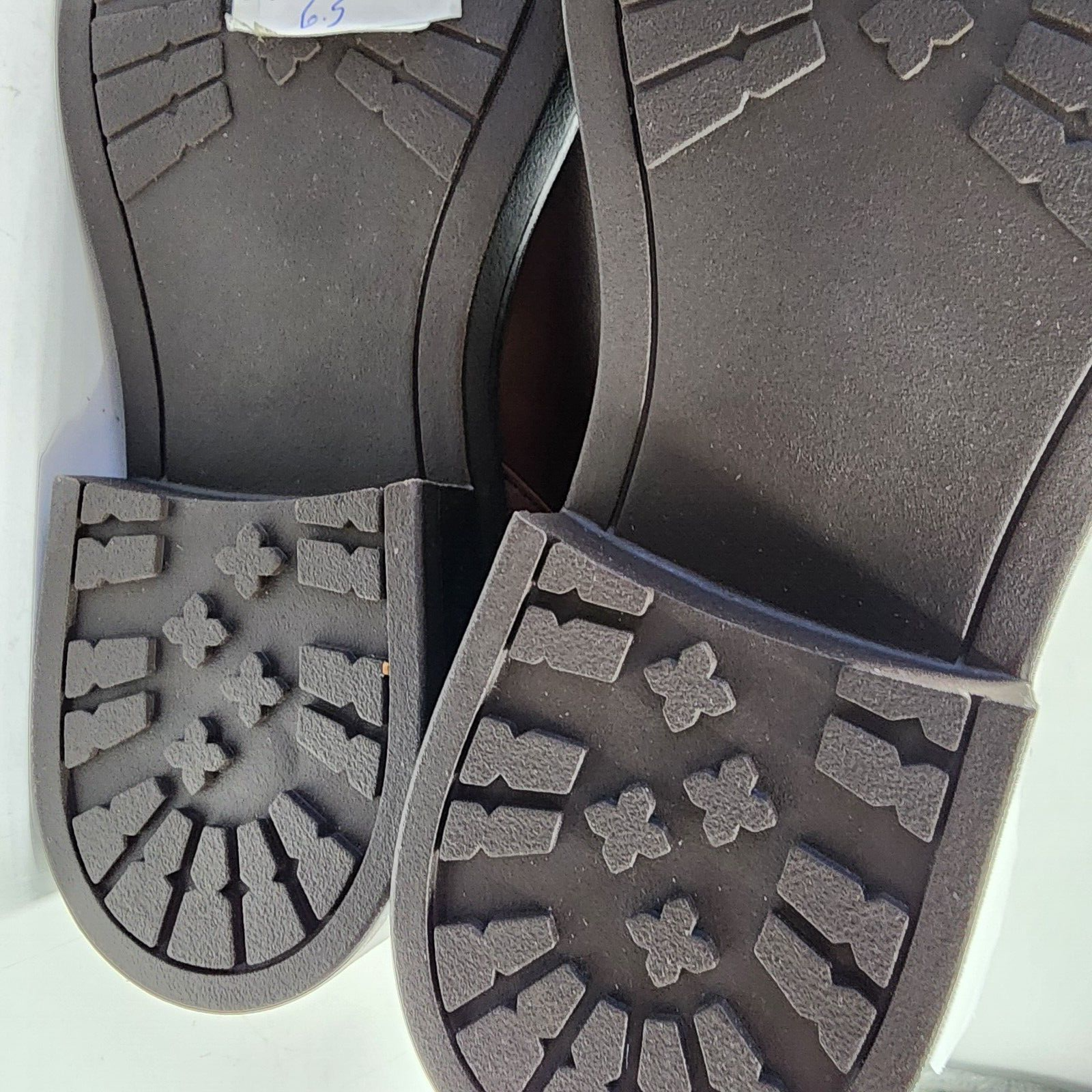 AQUA Riley Buckled Riding Boots Women's 6 Dark Brown Round Toe~ - Picture 12 of 15