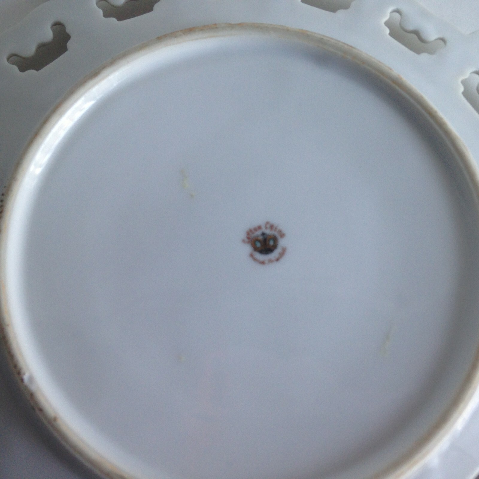 Vintage Lefton China Hand Painted Plate Flowers Floral -8