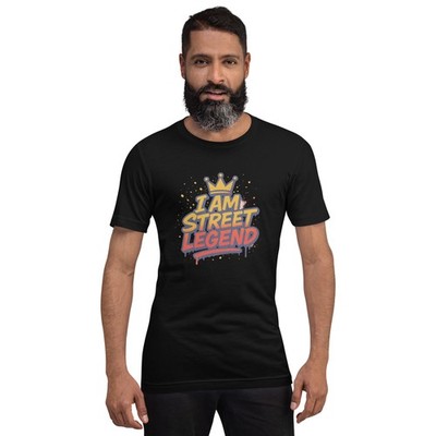 Men’s Graphic T-Shirt “I Am Street Legend” Voiceritzy Streetwear Tee