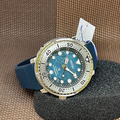 Pre-owned Seiko Prospex Srph77k1 Blue Baby Tune Silicone Automatic Men's Diver Sport Watch