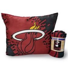 Miami Heat NBA Throw Pillow And Fleece Throw Blanket. | eBay