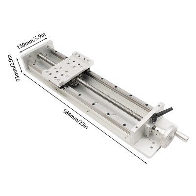 Manual Sliding Table 400mm SFU1605 X Y Z Axis Linear Stage w/ Lock&Handwheel