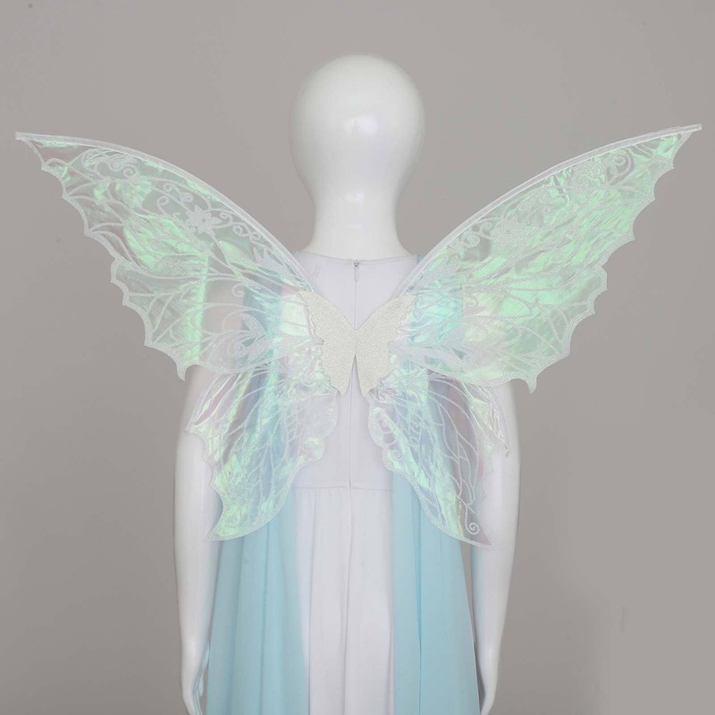 Wyl Kids s Halloween Butterfly Fairy Wings Gradient Sheer Shiny Fairy