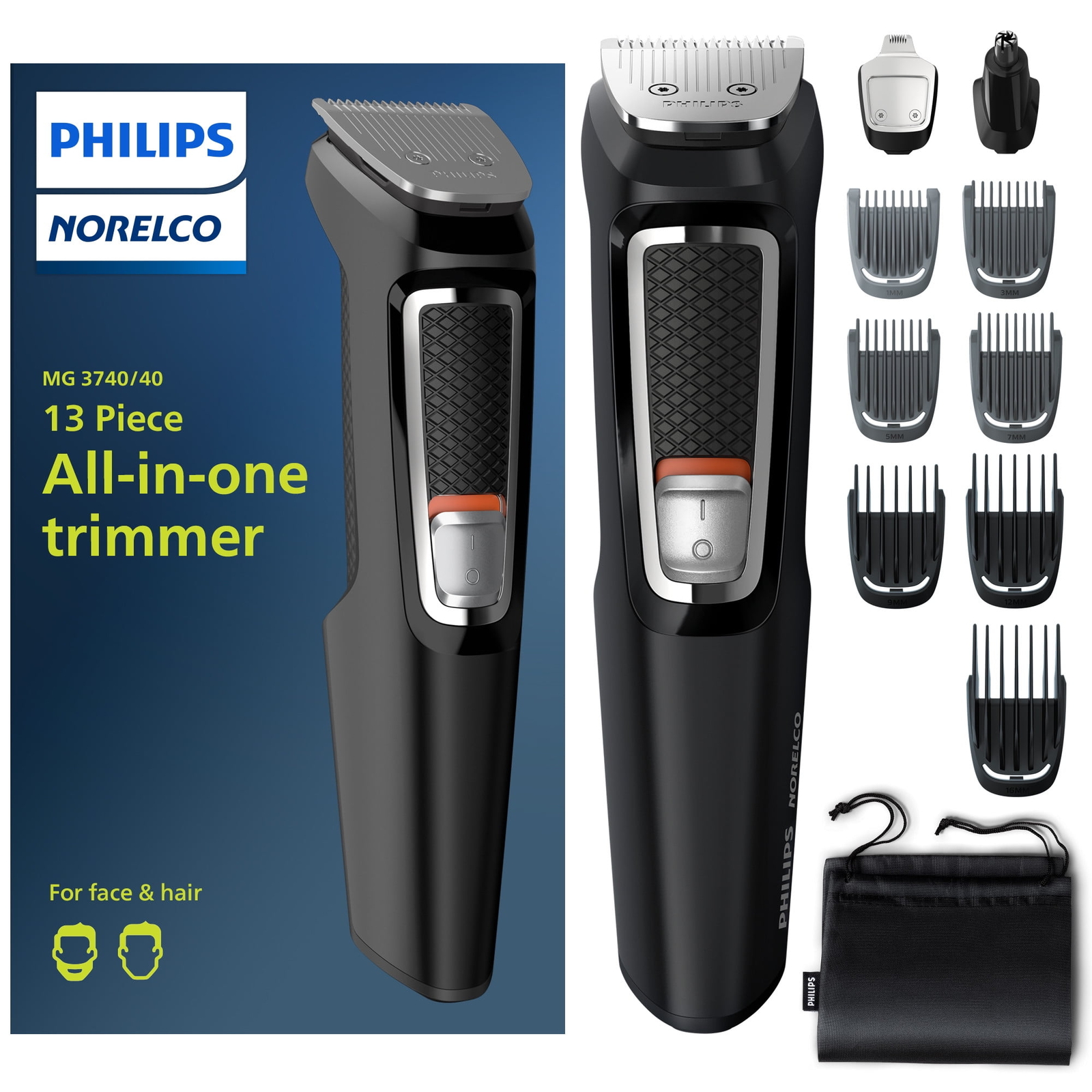 Philips Norelco Multi Groomer - 13 Piece Mens Grooming Kit F