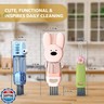 Cup Lid Cleaning Brush, 3 in 1 Cup Cleaner Brush New Multifunctional Lid Cleaner Lid Brush Cleaning Tool Multipurpose Bottle Gap Cleaner Brush Green