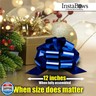 InstaBows Large Blue Gift Bow 12