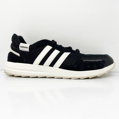 

Adidas Womens Retrorun EH1859 Черная повседневная обувь Кроссовки Размер 9.5, Черный, Retrorun