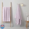 REDKISS 100% Cotton Bath Towels Set of 2, Extra Large Bath Sheets 35 X 70 Inches, 800 GSM, Quick Dry, Ultra Soft and Super Absorbent Bathroom Towel Sets for Bathroom, Gym, Spa, Pool and Hotel, Purple