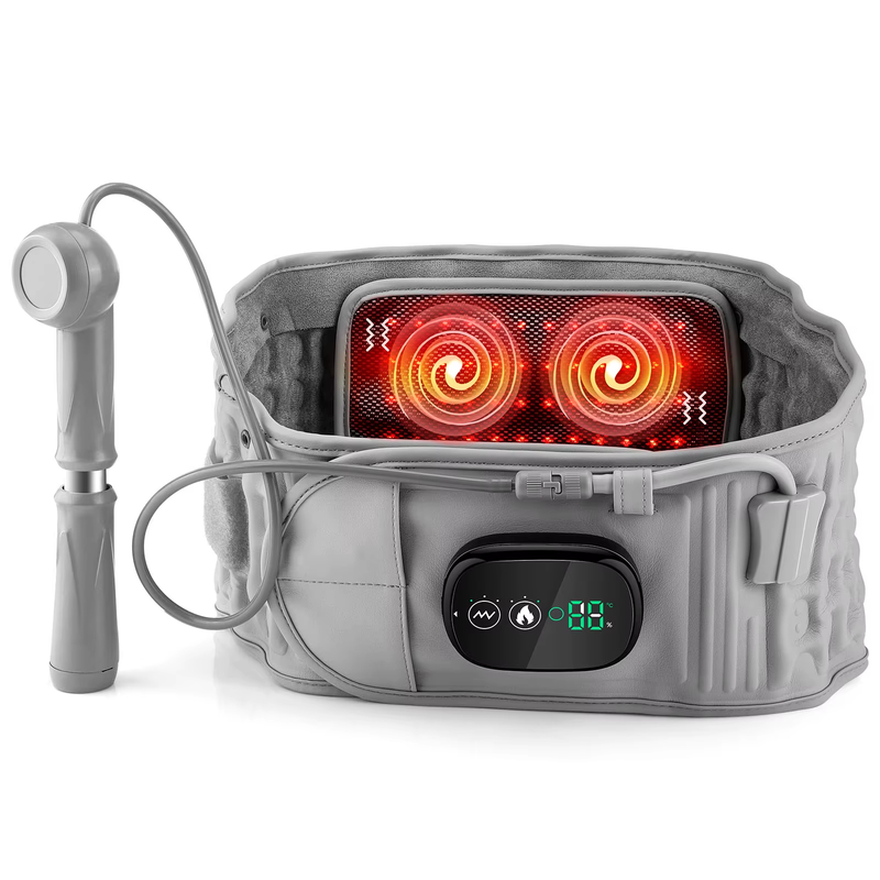 Heating Waist Massager Belts Vibration Inflatable Heated Pads Back Protector Wai