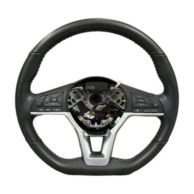 2021 Nissan Sentra Steering Wheel SR Black Leather Flat Bottom Factory OEM Part