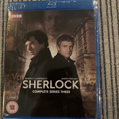 Sealed Blu Ray SHERLOCK Complete Season Three BBC 12