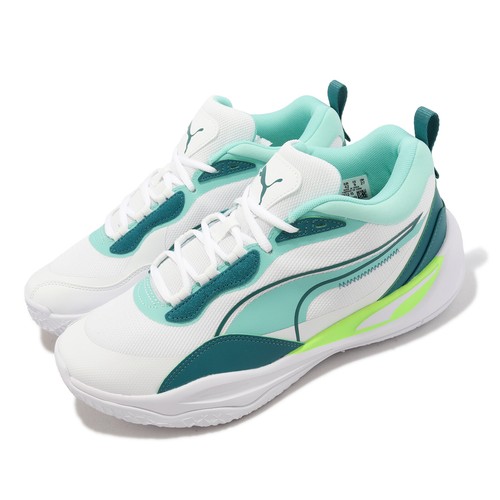 

Puma Playmaker PRO White Electric Мужские спортивные баскетбольные кроссовки Кроссовки 377572-15, Белый, Playmaker Pro