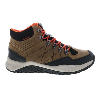 

Мужские коричневые широкие походные ботинки Wolverine Luton Hiker Waterproof Mid W880371, Коричневый, Wolverine Luton Hiker Waterproof Mid