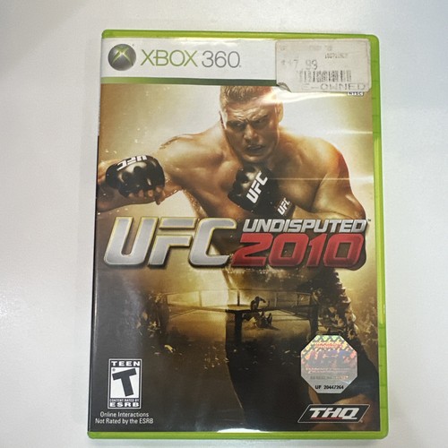 UFC Undisputed 2010 (Xbox 360) Brock Lesnar Cover No Manual