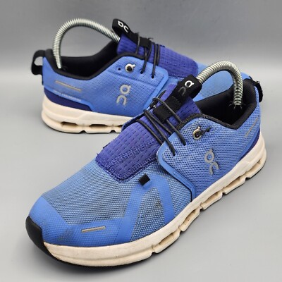 On Cloud Sky Blue Running Sneakers Athletic Shoes, Youth Size 6.5 Women s 8