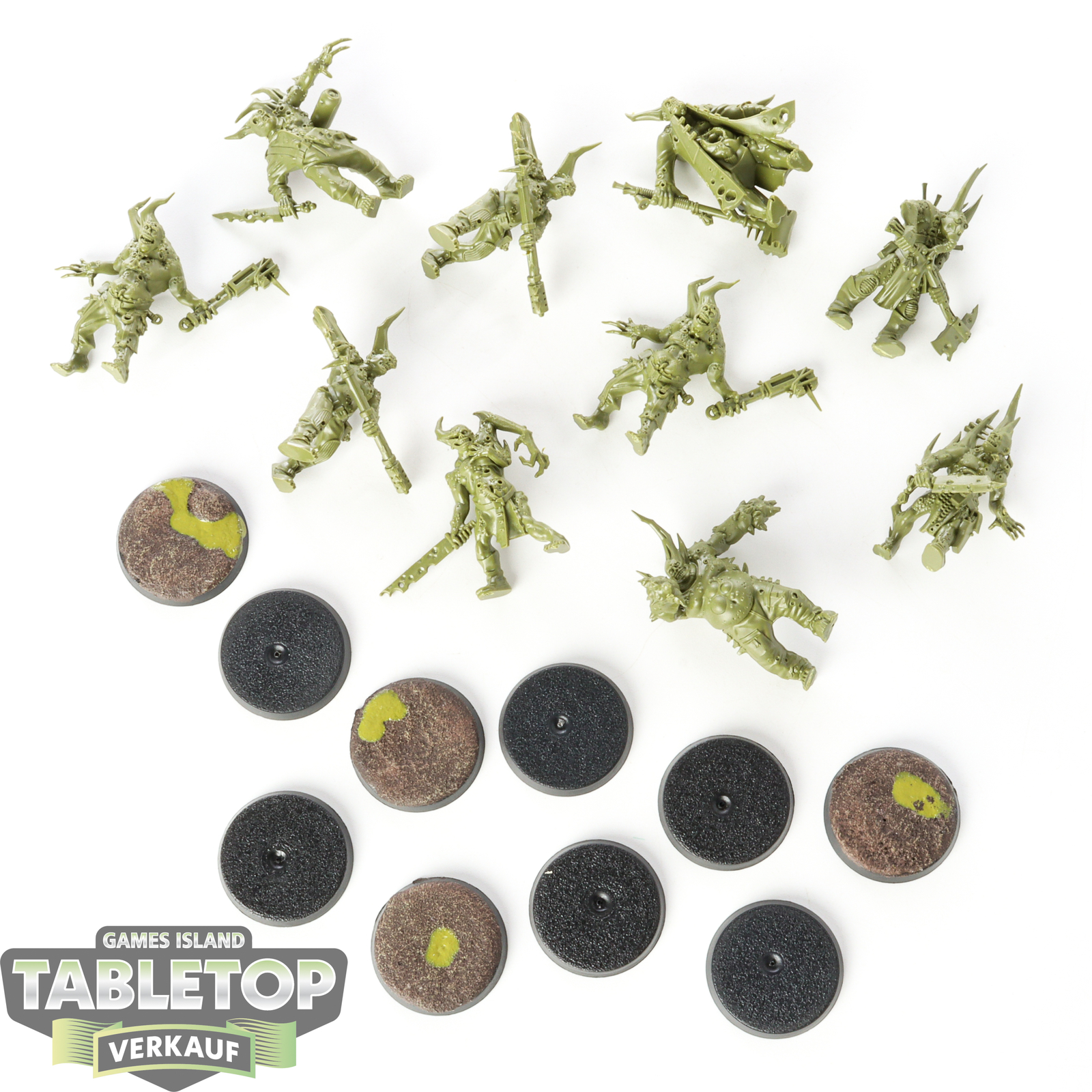 Death Guard - 10x Poxwalkers - unbemalt