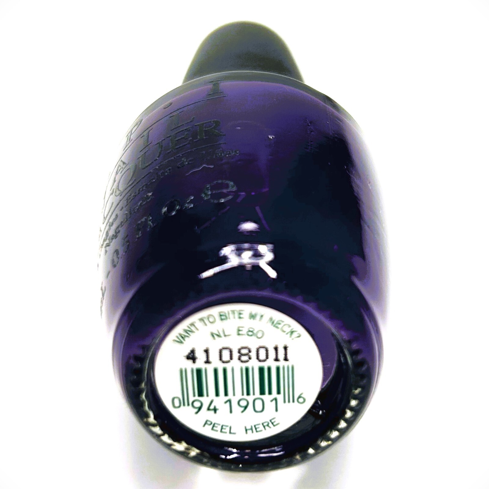 OPI Nail Polish Lacquer VANT TO BITE MY NECK? # NL E80 " Discontinued Color "