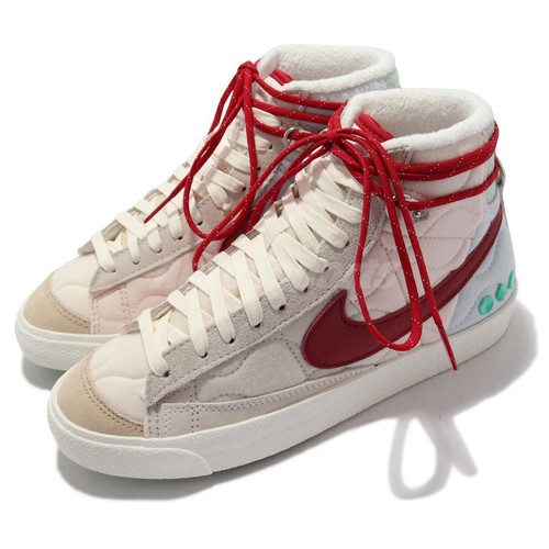 

Nike Wmns Blazer Mid 77 Multi Red Women Casual Lifestyle Shoes DQ5360-181, Multi-color, Wmns Blazer Mid 77