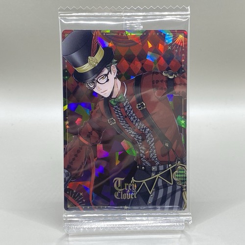Disney Twisted Wonderland Trey Clover Wafer Card Bandai TCG From