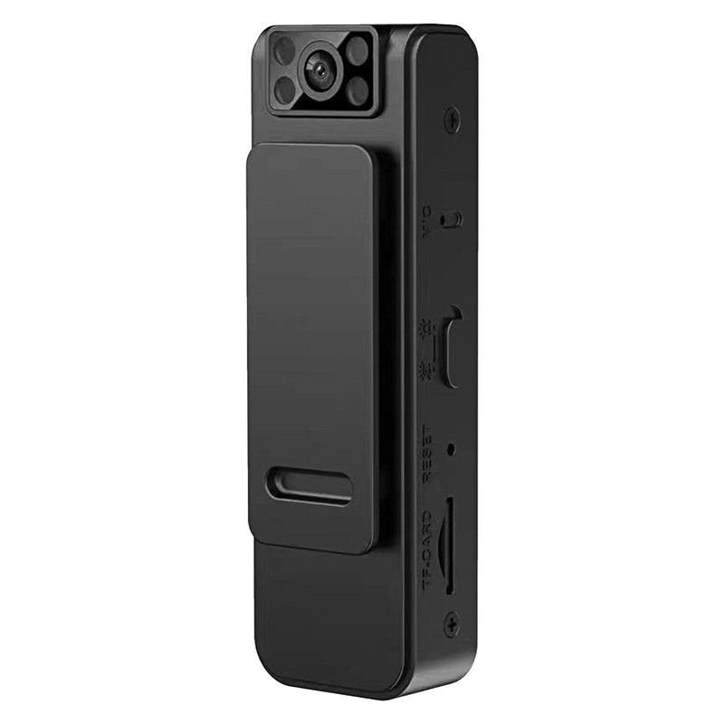 HD 1080P Noise Reduction Camera Body Worn Camera 4K Video 180&deg; Night Vision