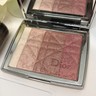 Dior Diorskin Shimmer Powder ROSE DIAMOND 001 + Buki Brush ~ Steel Compact ~ NEW