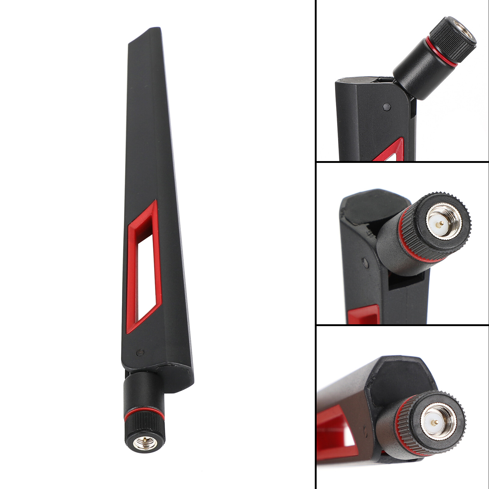 WiFi Antenna Dual Band 2.4GHz 5.8GHz 12 DBI RP SMA Router Omni Antenna For PCI-E WiFi Router Computer Wireless Network Card USB Camera Router Hotspot PC Desktop Repeater FPV UAV Drone - Foto 14