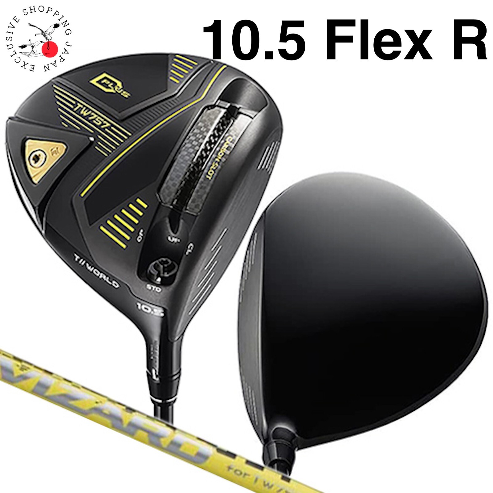 HONMA 【 VIZARD for TW757 45 】FLEX-R HONMA Tour World 2022 TW757 D PLUS Driver 10.5 Vizard 45 Graphite